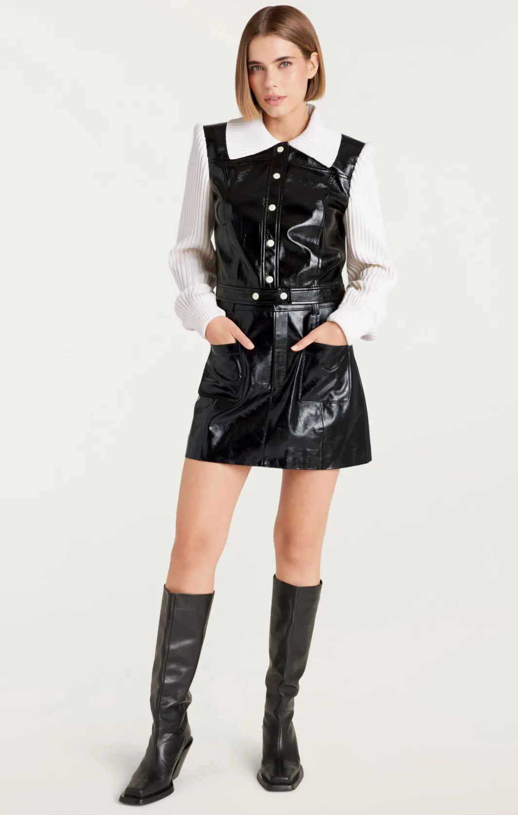 Skirts<Cinq à Sept Tade Skirt Black