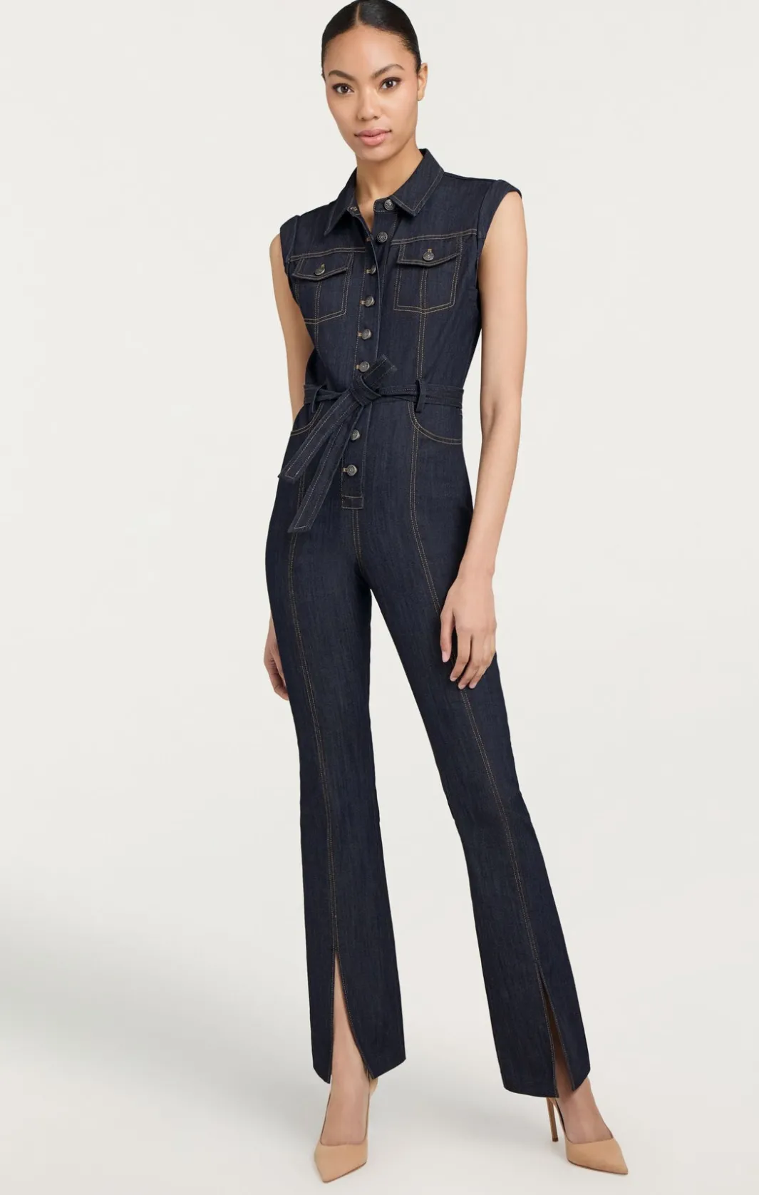 Denim<Cinq à Sept Tania Jumpsuit Indigo
