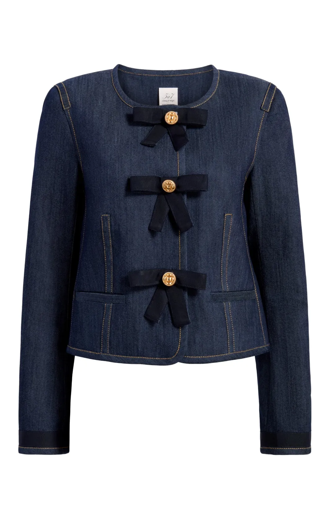 Denim<Cinq à Sept Taya Jacket Indigo