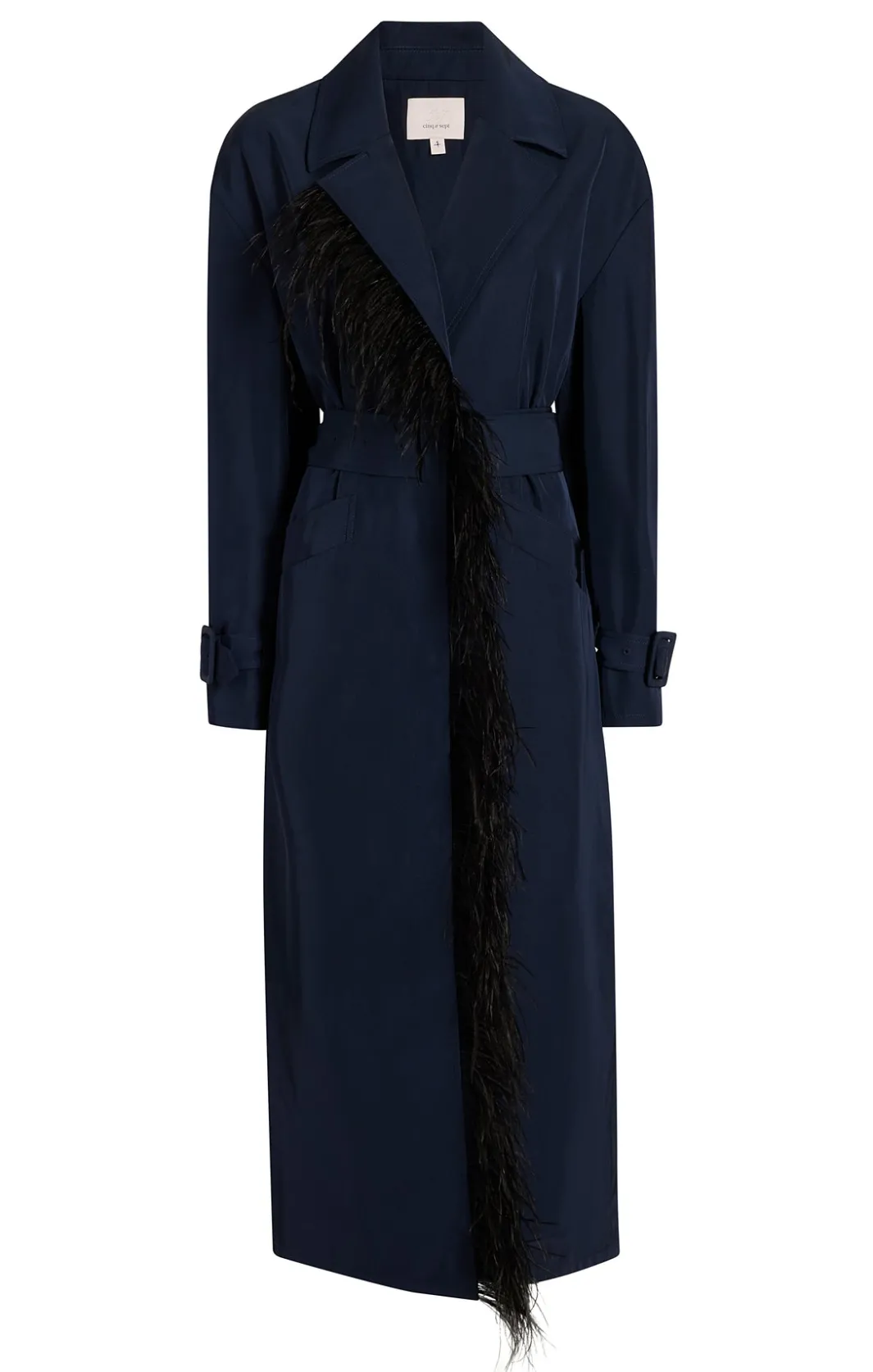 Outerwear<Cinq à Sept Tillie Trench Navy/black