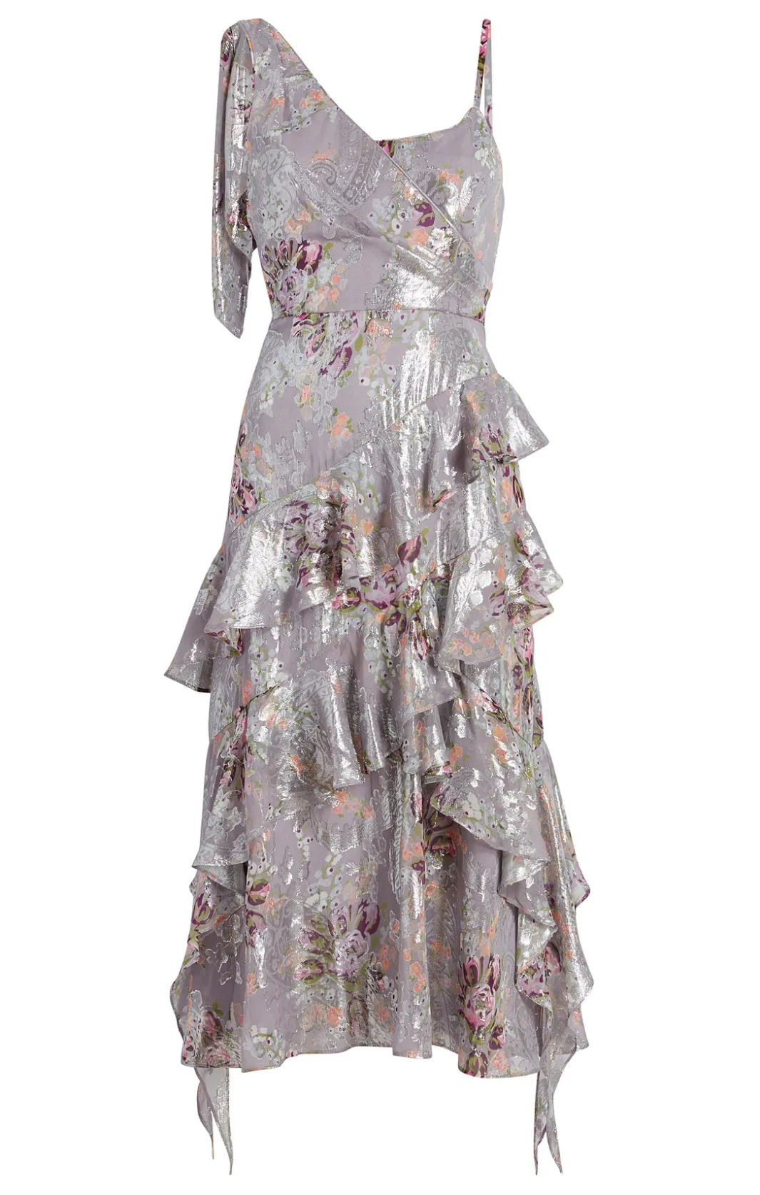 Midi | Cocktail & Evening<Cinq à Sept Trevor Dress GreyMulti