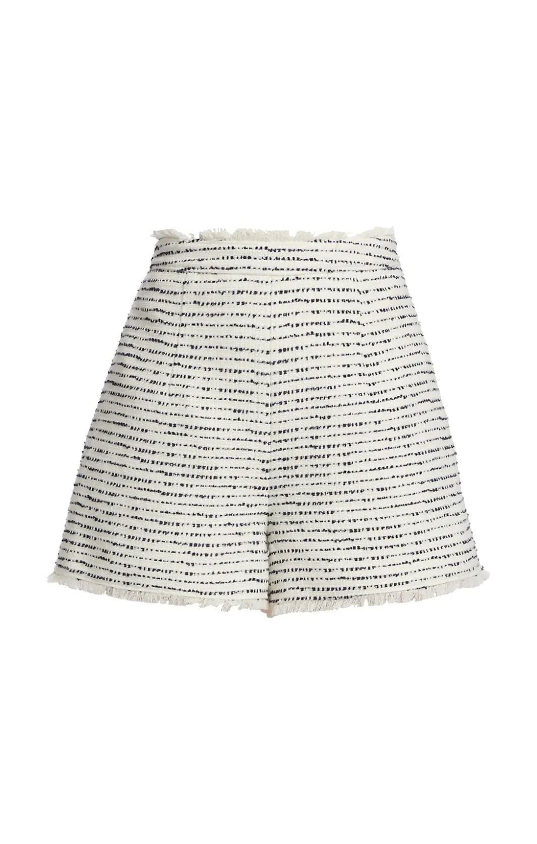Shorts<Cinq à Sept Tweed Coronado Short Ivory/navy