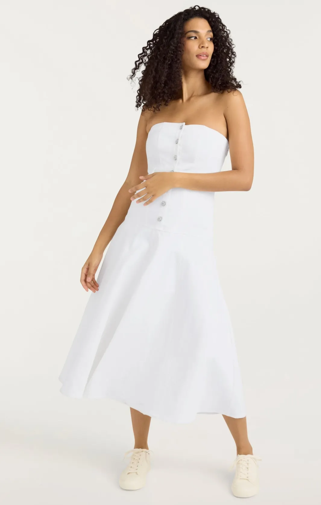Midi<Cinq à Sept Veena Dress White
