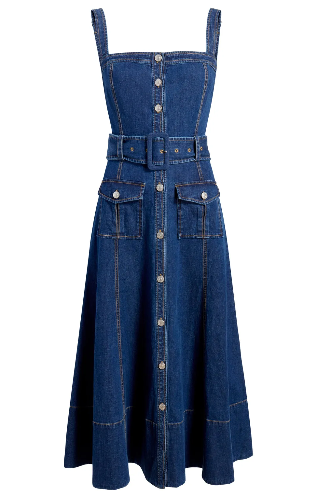 Midi<Cinq à Sept Vega Dress MediumWash