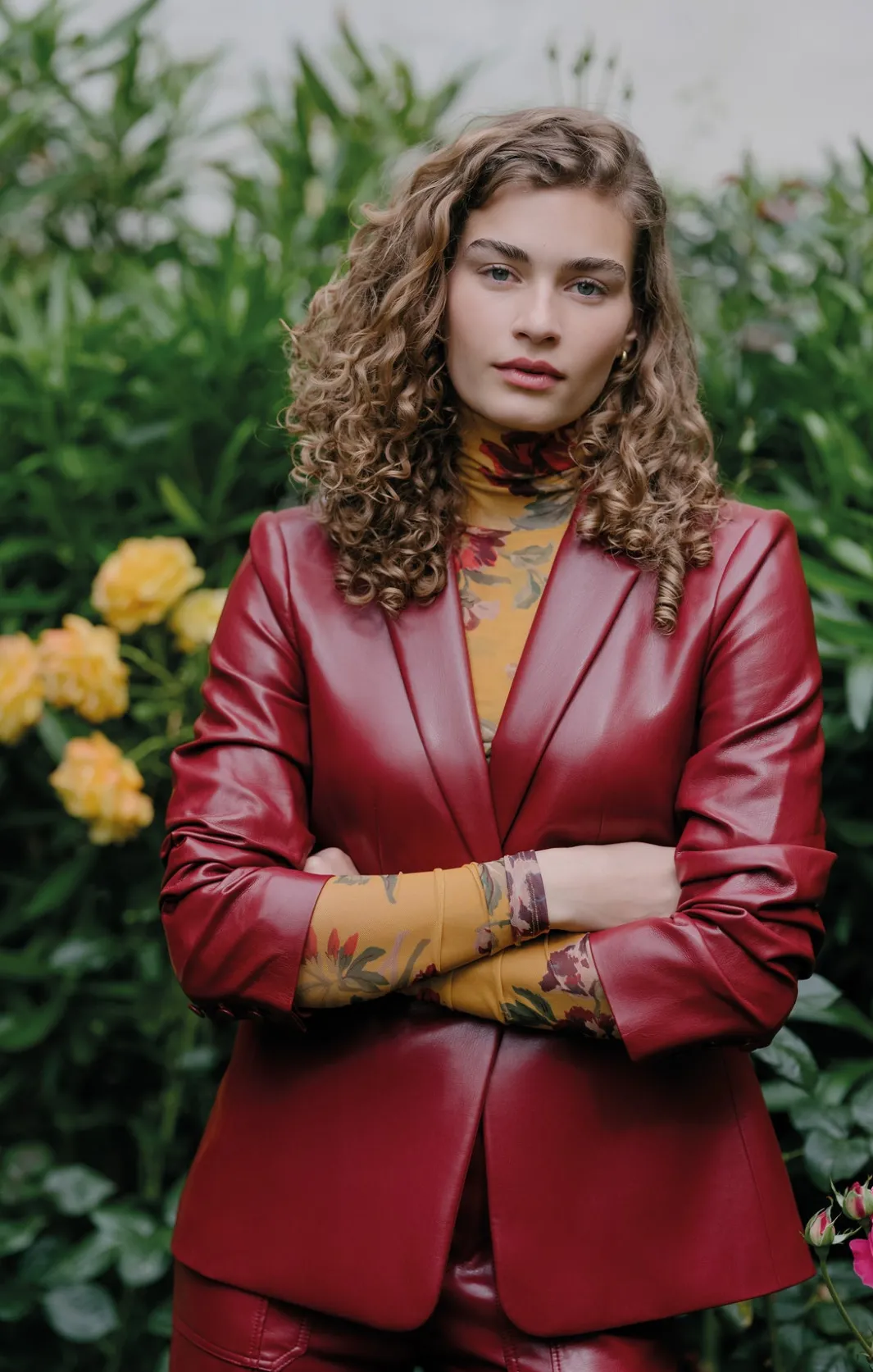 Blazers<Cinq à Sept Vegan Leather Kylie Blazer Rhubarb