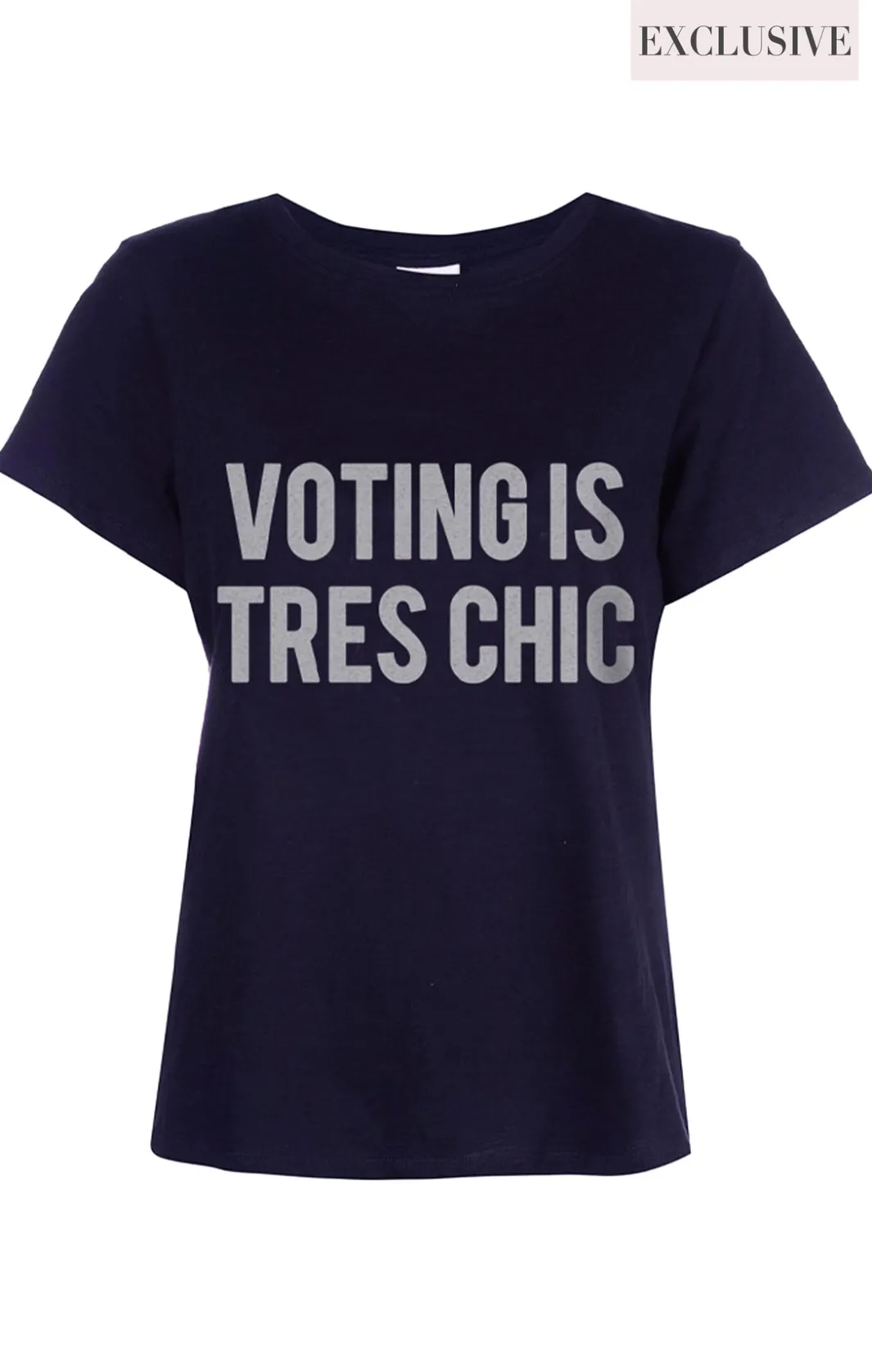 Tees & Pullovers<Cinq à Sept Voting Is Tres Chic Tee Navy/White