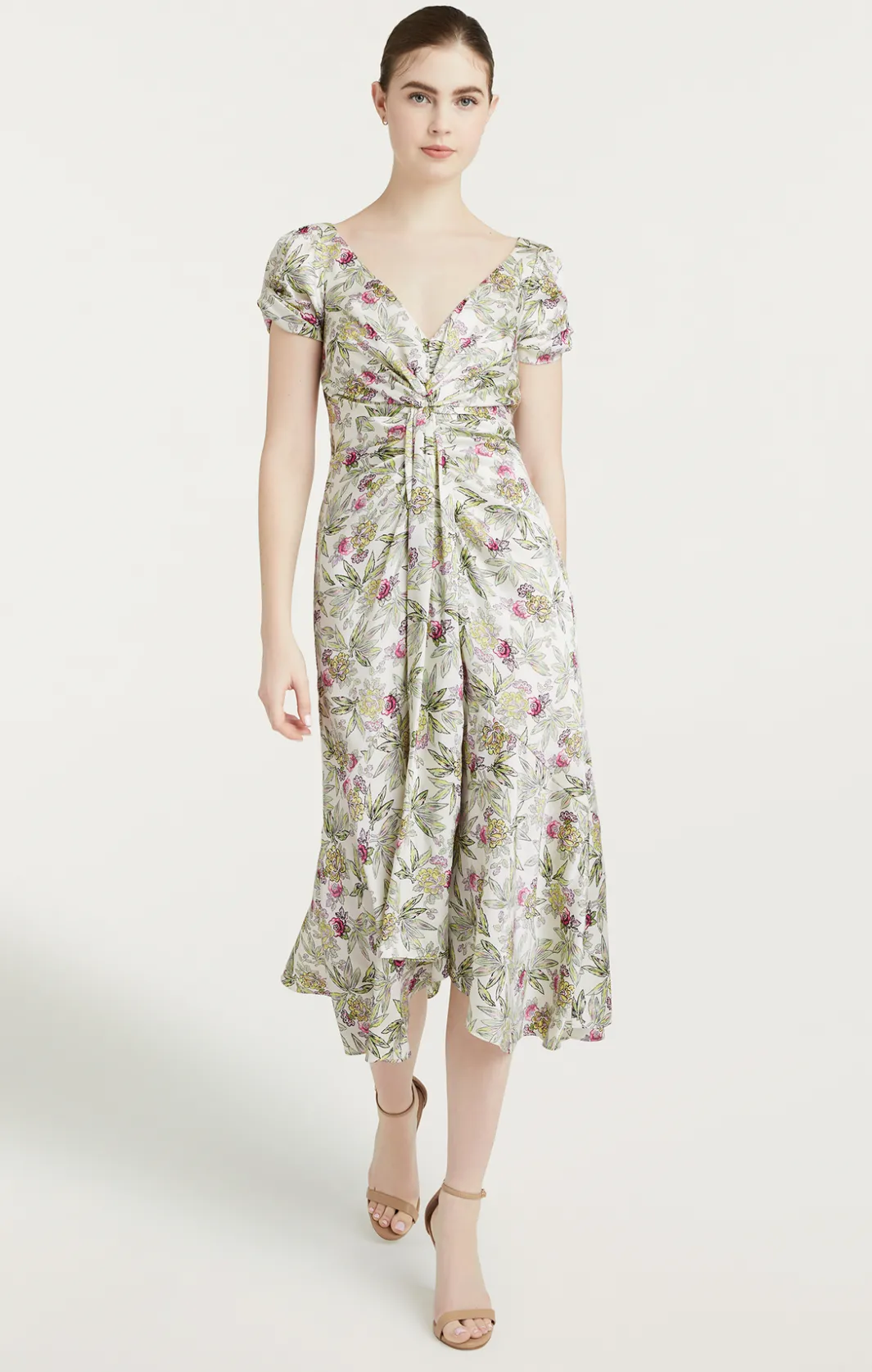 Midi<Cinq à Sept Walker Dress IvoryMulti