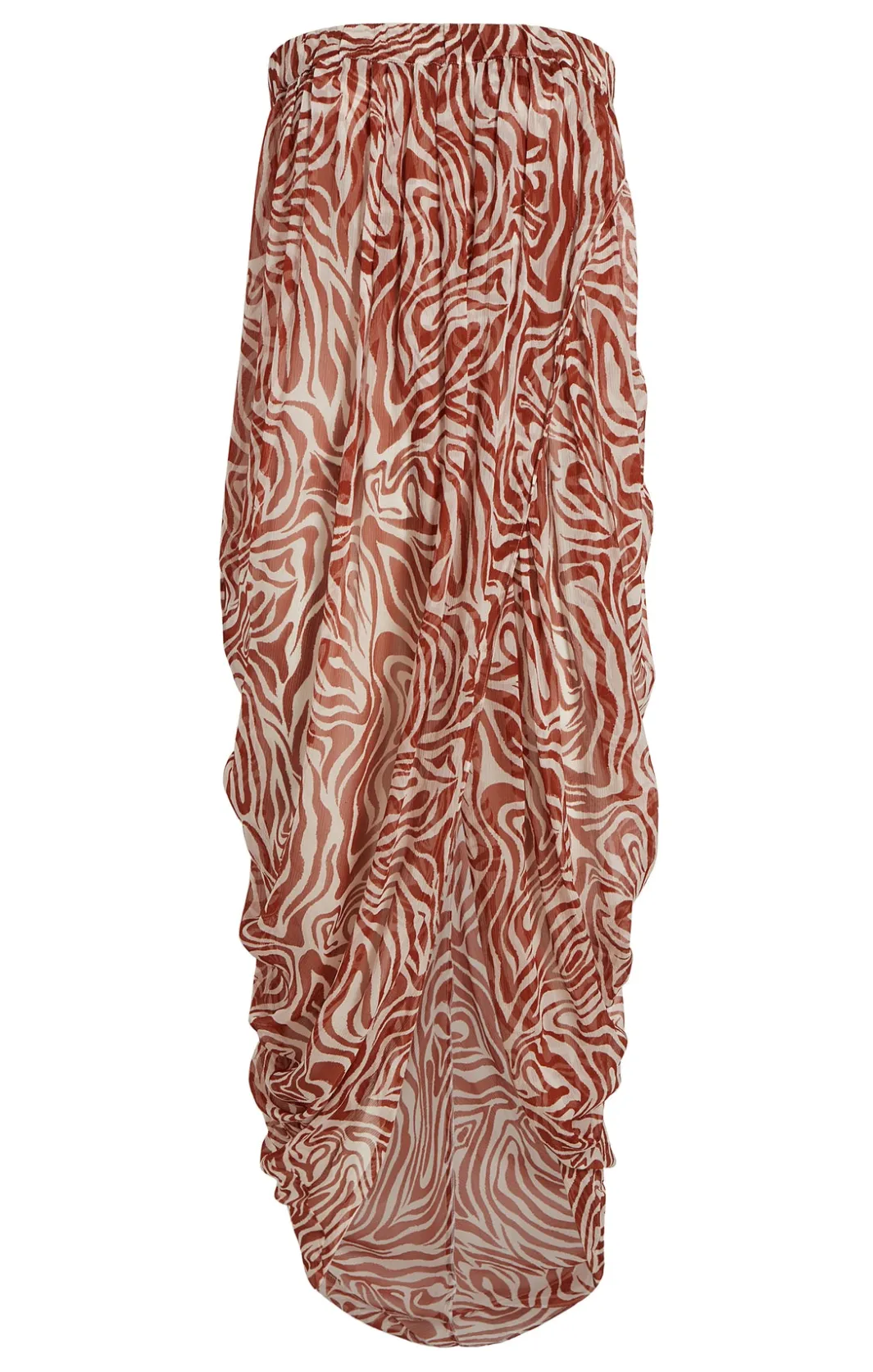 Midi<Cinq à Sept Woodblock Zebra Libbie Coverup Sequoia/ivory