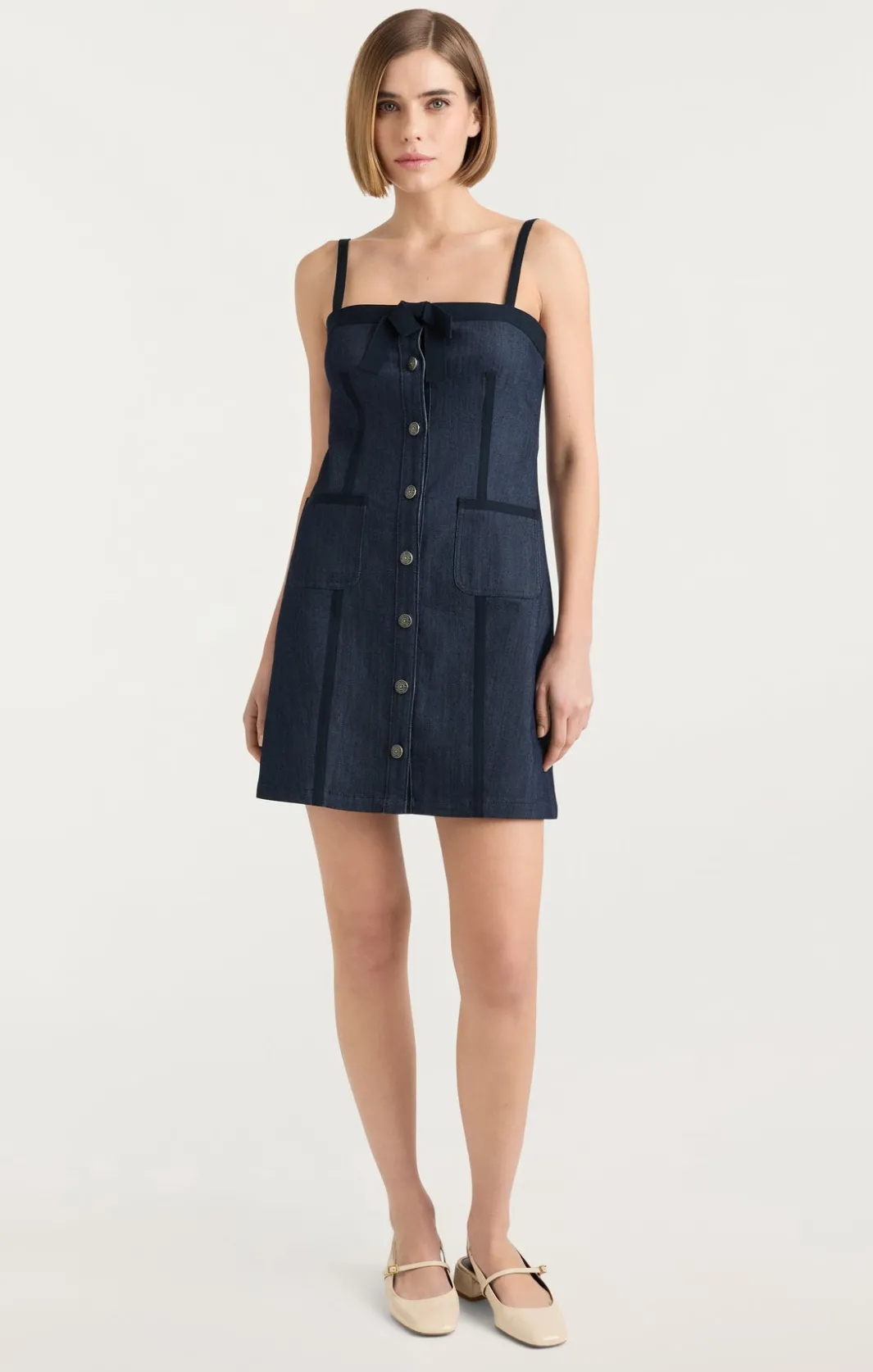 Mini<Cinq à Sept Xia Dress Indigo