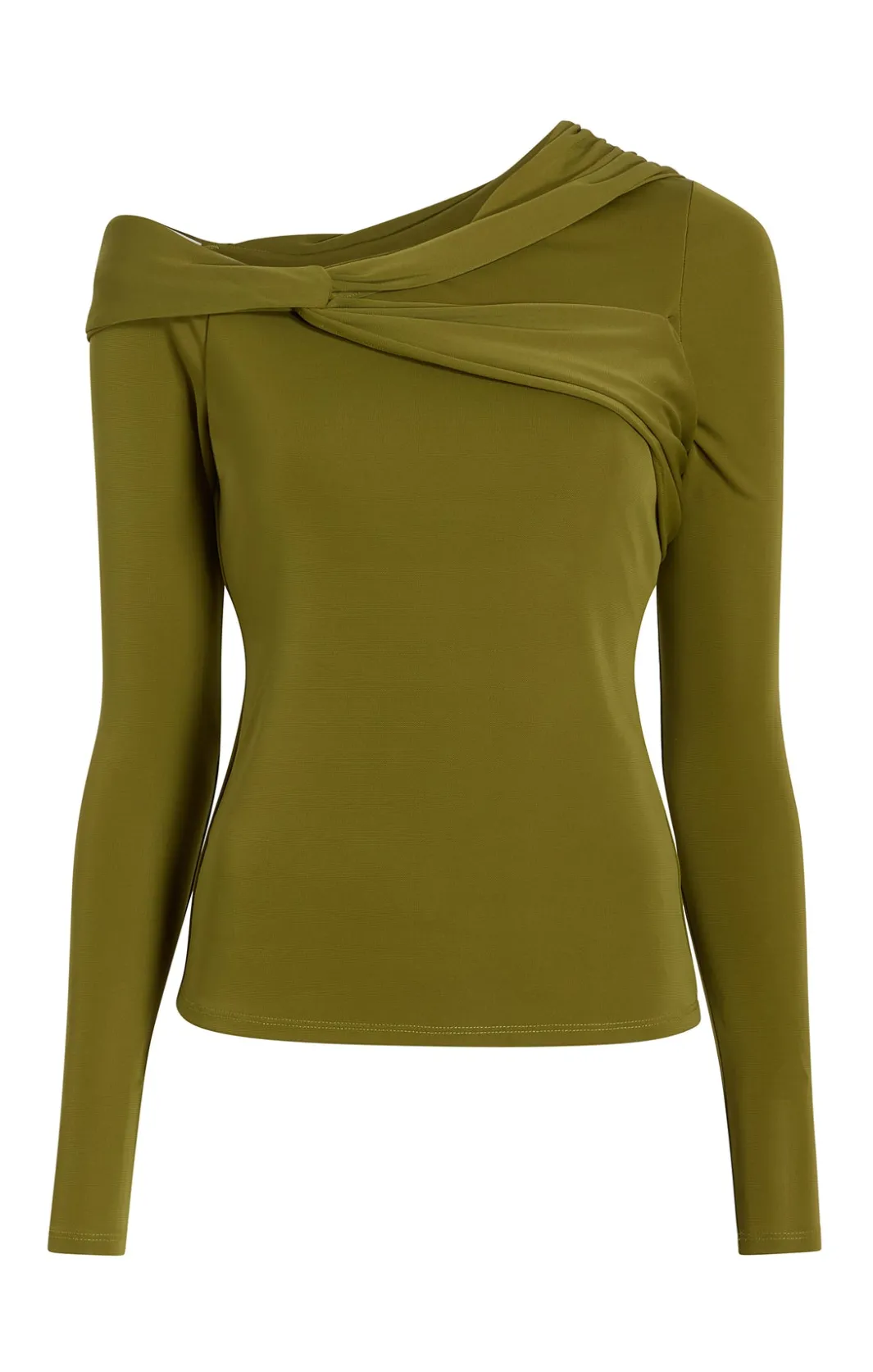 Long Sleeve Tops<Cinq à Sept Zaya Top OliveGreen