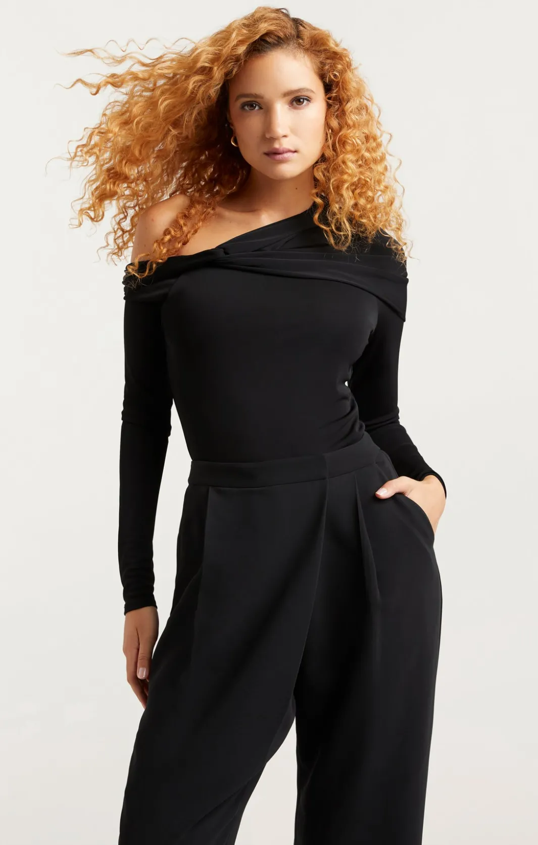 Long Sleeve Tops<Cinq à Sept Zaya Top Black