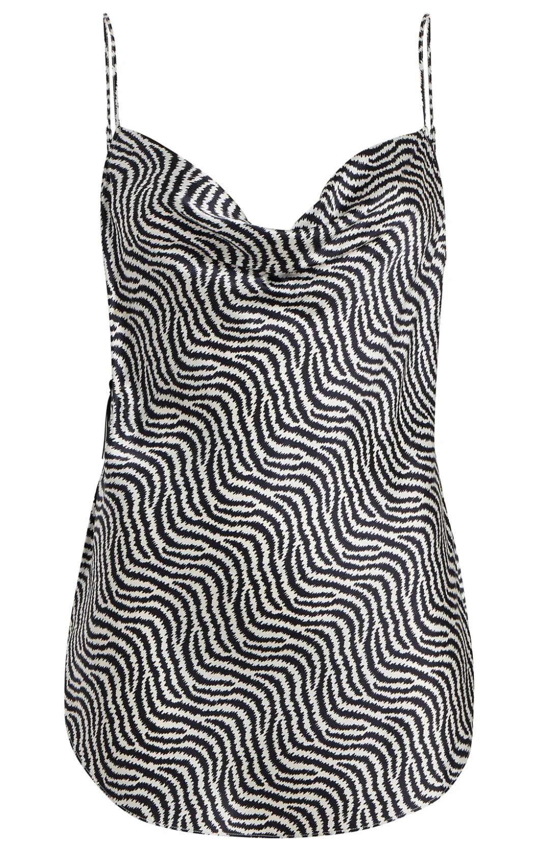 Tank Tops & Camisoles<Cinq à Sept Zebra Marta Cami Ivory/navy
