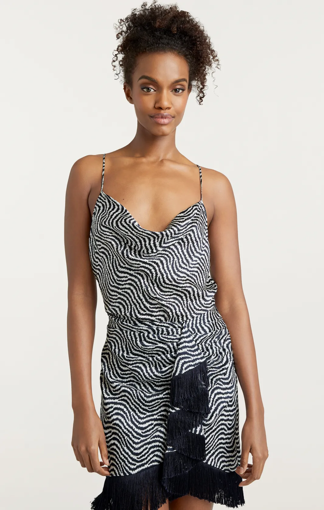 Tank Tops & Camisoles<Cinq à Sept Zebra Marta Cami Ivory/navy