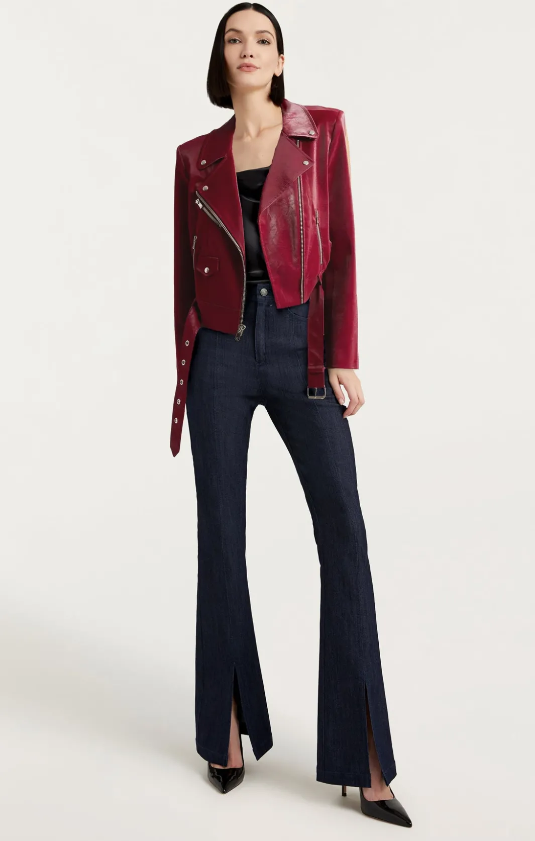 Jackets | Outerwear<Cinq à Sept Zoe Jacket Oxblood